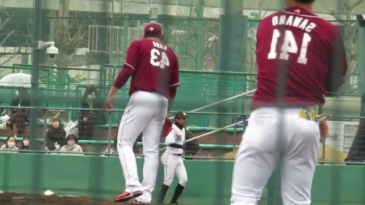 左右反転 宋家豪が左投手だったら2024年3月5日 春季教育リーグロッテ浦和球場 千葉ロッテ対 楽天イーグルス