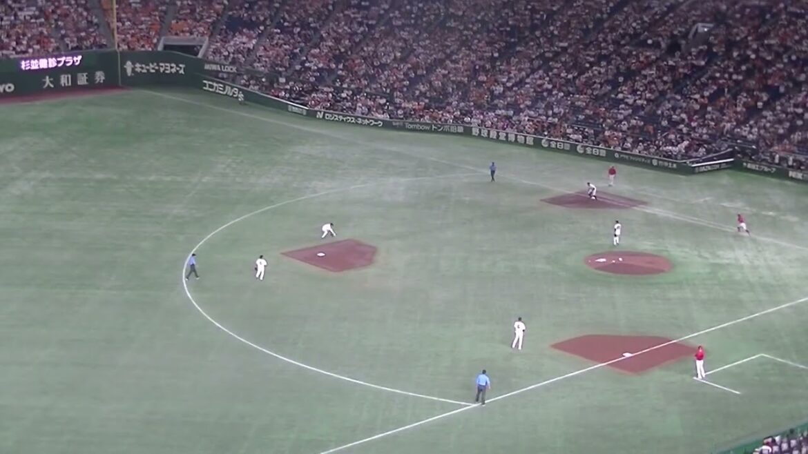 菊池涼介のセカンドゴロ アドゥワ誠のサードゴロ それぞれ吉川尚輝と坂本勇人の守備【読売ジャイアンツ対 広島東洋カープ  2024年8月22日】