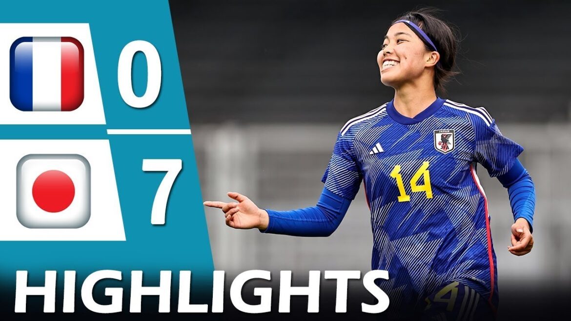 「日本はまったく容赦なかった！」ヤングなでしこが衝撃の7-0で強豪フランスに圧勝！谷川萌々子が圧巻2G1A海外メディア衝撃「別次元だ」