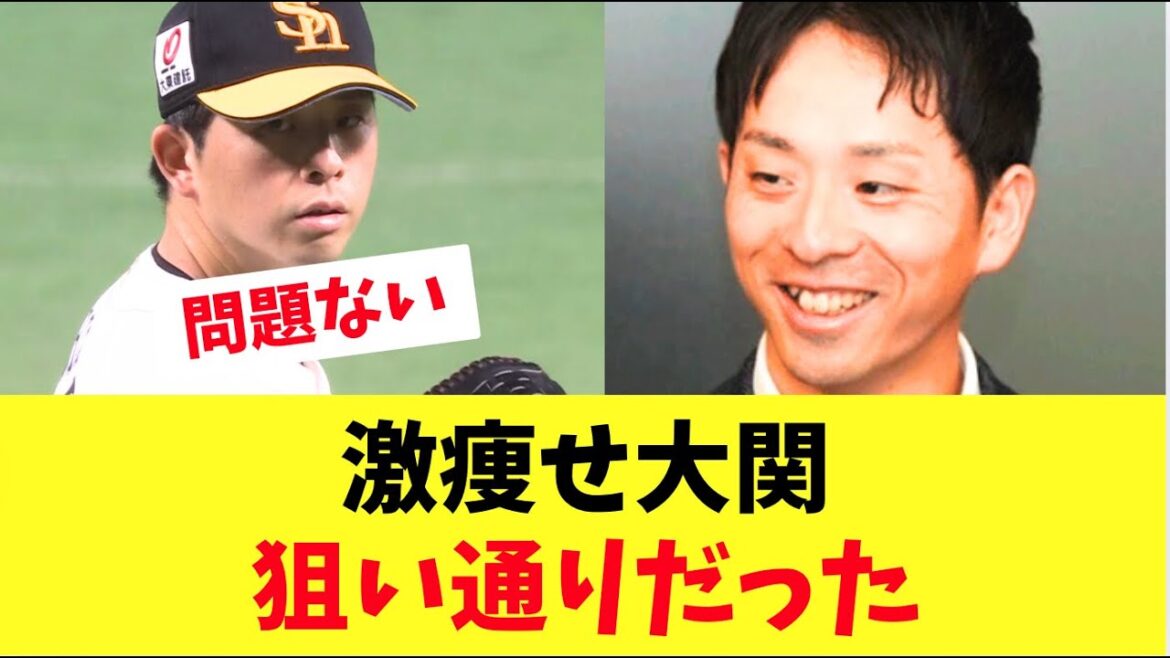 【ホークス】激やせしていた大関！狙い通りだった