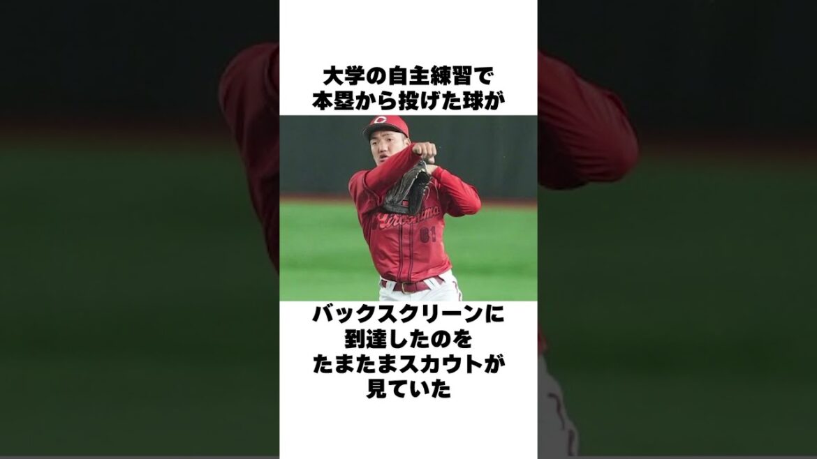 「守備範囲はショートからレフト」矢野雅哉についての雑学 #野球 #プロ野球 #shorts