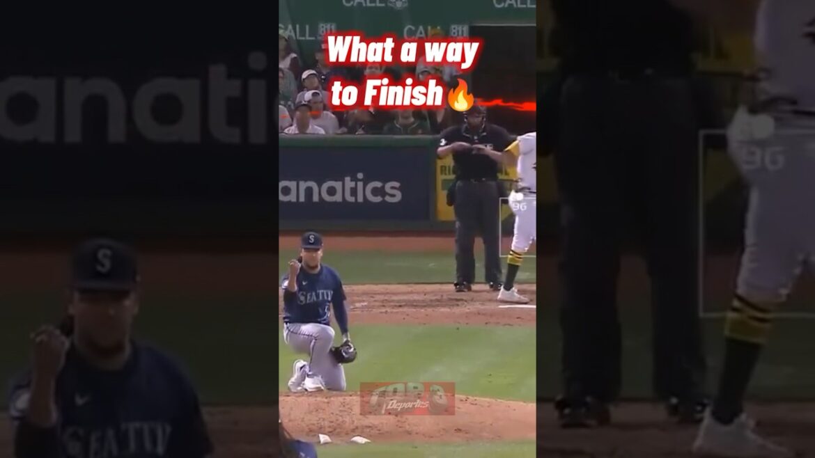 What a way to FINISH this Strikeout 👏 #shorts #mlb #baseball