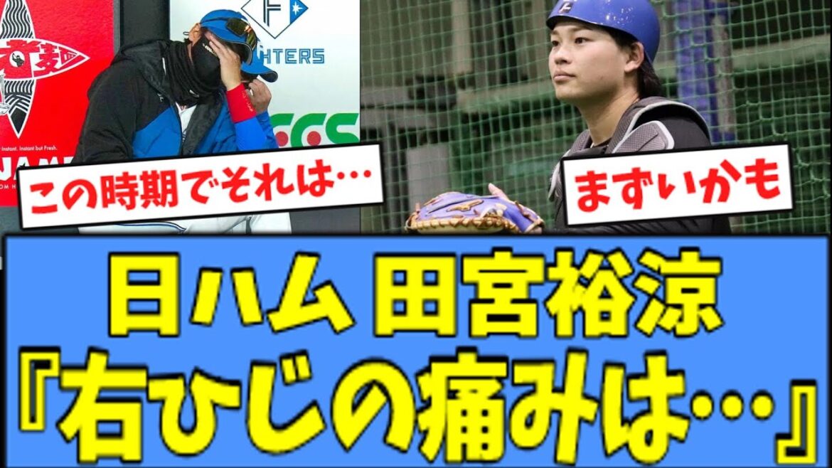 【まずい】日ハム 田宮、手術後の"右ひじの状態"が思ったよりヤバいと話題に・・・