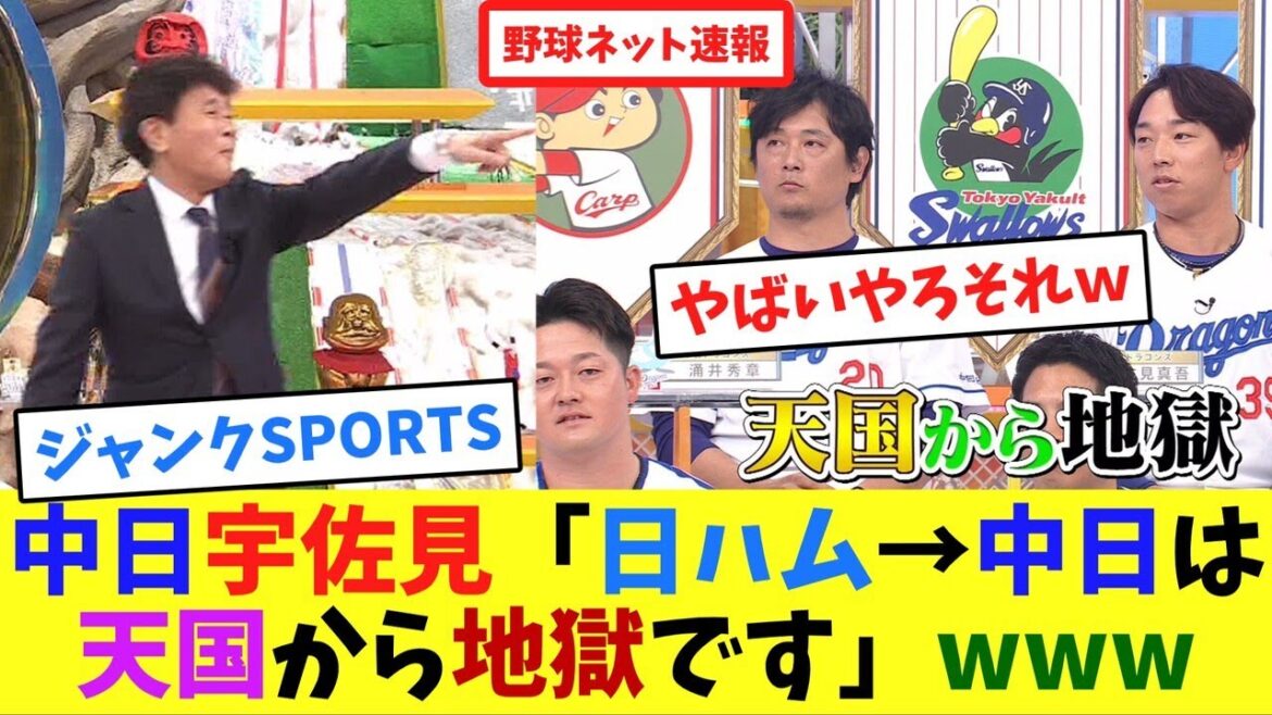 中日宇佐見「日ハム→中日は天国から地獄です」www【ネット反応集】 中日宇佐見「日ハム→中日は天国から地獄です」www【ネット反応集】