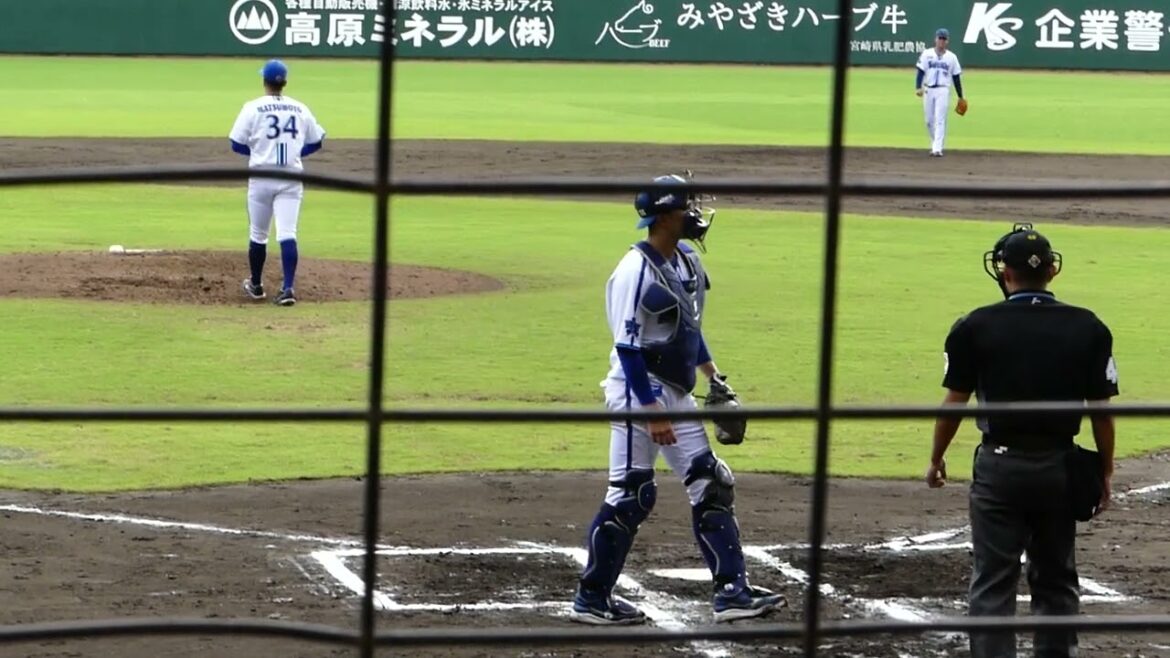 2024年10月みやざきフェニックスリーグ 横浜DeNA－オリックス 7回表 来田選手の第4打席