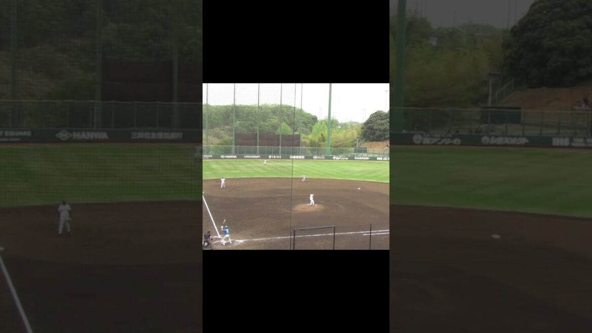 福田光輝を反応許さない見逃し三振にとる大江竜聖＜読売ジャイアンツ 対 日本ハムファイターズ 2024年4月18日＞