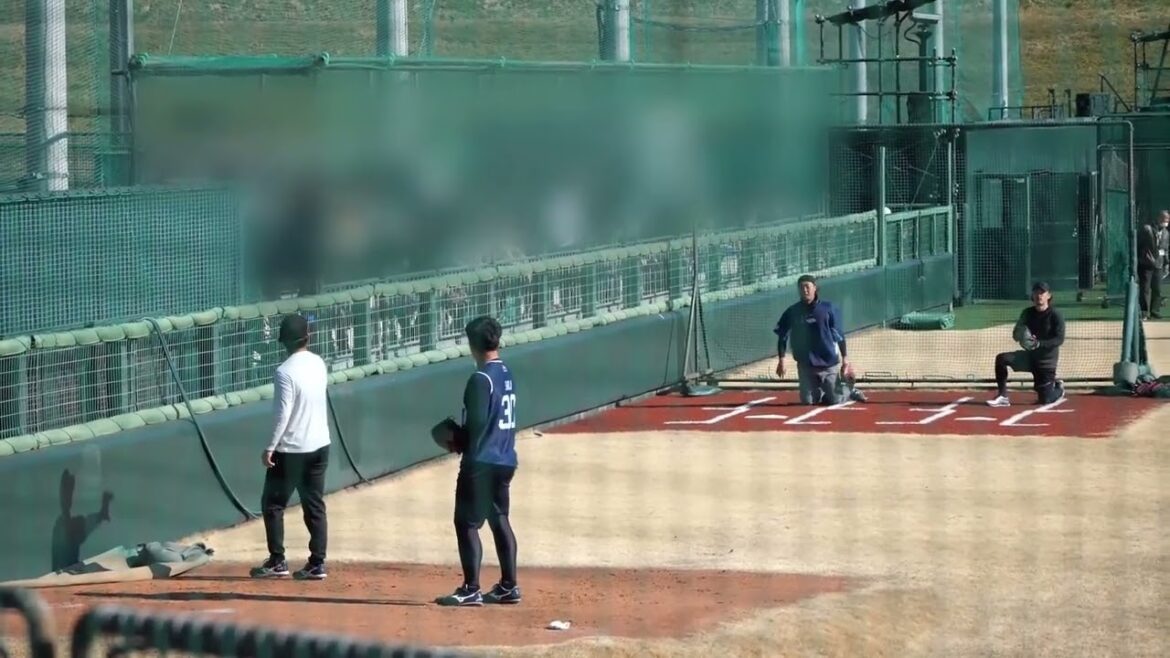山本大貴投手・荘司宏太投手ブルペン投球 東京ヤクルトスワローズ 2025.01.28