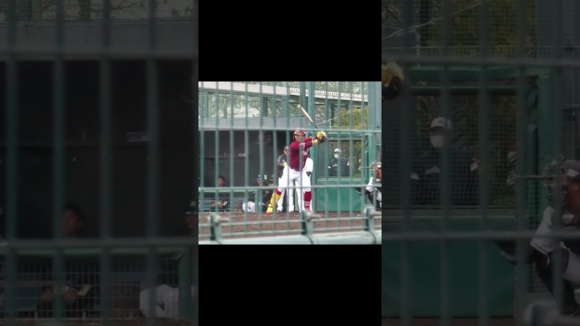 左右反転 山田 遙楓が左打者だったら2024年3月5日 春季教育リーグロッテ浦和球場 千葉ロッテ対 楽天イーグルス