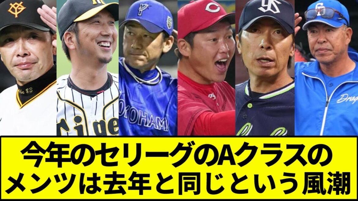 【さぁどうなる2025年】今年のセリーグのAクラスのメンツは去年と同じという風潮【なんJ反応】【なんG反応】【プロ野球反応集】【2chスレ】【5chスレ】【巨人】【阪神】【横浜】