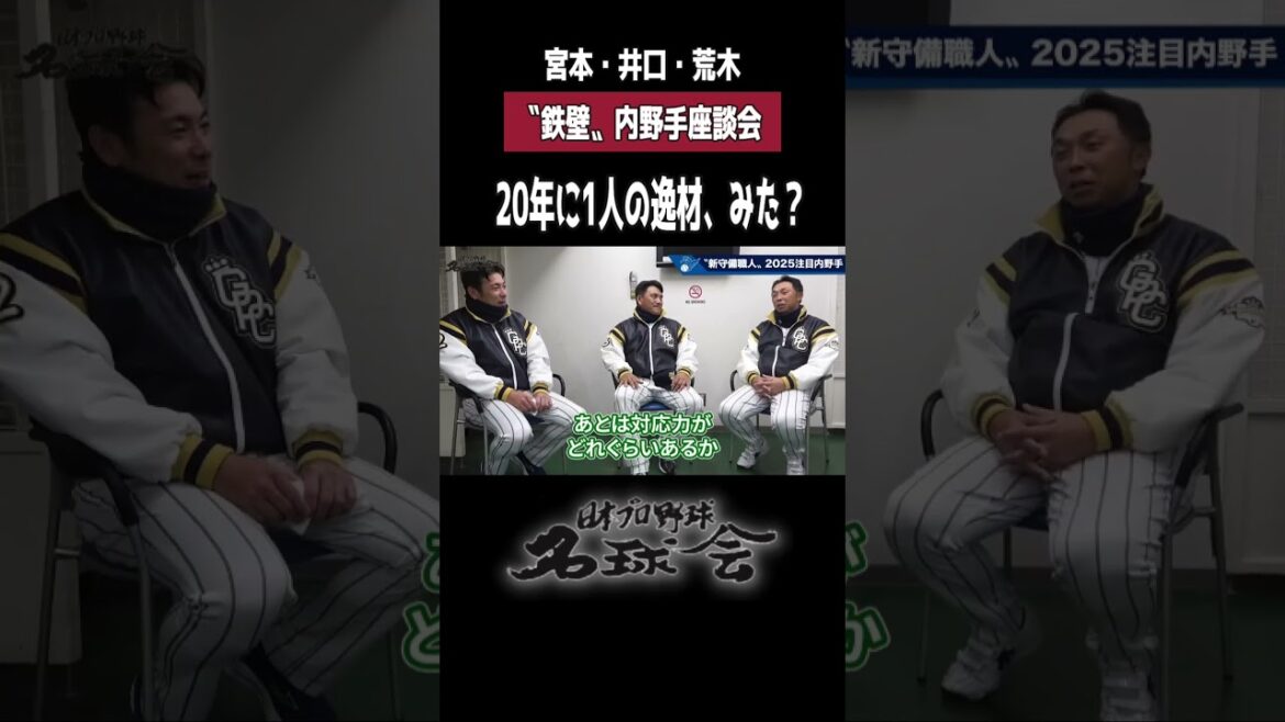 【 楽天 宗山塁 、みた?】宮本慎也 井口資仁 荒木雅博 が語る、ゴールデンルーキーの期待と課題 〝鉄壁〟内野手座談会 #プロ野球 #名球会 #東北楽天ゴールデンイーグルス #宗山塁 #shorts 【 楽天 宗山塁 、みた?】宮本慎也 井口資仁 荒木雅博 が語る、ゴールデンルーキーの期待と課題 〝鉄壁〟内野手座談会 #プロ野球 #名球会 #東北楽天ゴールデンイーグルス #宗山塁 #shorts