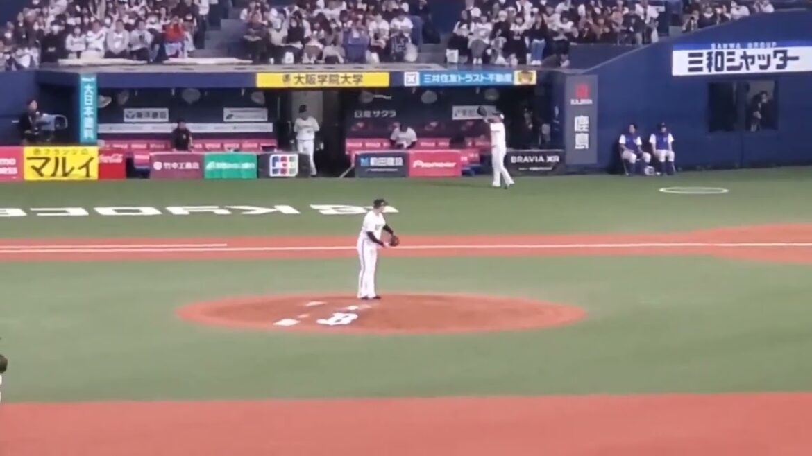 20240303　井口和朋 登板時の登場曲【｢太陽のような人でありたい｣／Bigfumi】　8回表　ｵﾘｯｸｽ･ﾊﾞﾌｧﾛｰｽﾞ@京ｾﾗﾄﾞｰﾑ大阪･ﾚﾌﾄ外野下段 ｵｰﾌﾟﾝ戦