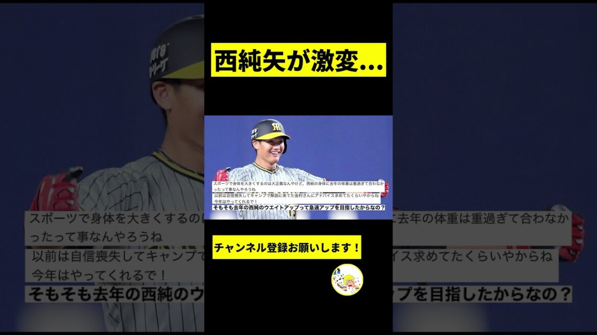 【阪神】西純矢、激変...【2chスレ】