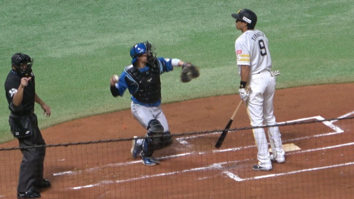 柳田悠岐が球審の侮辱耐えスイングセーフティーバント秘技炸裂も…キャッチャー田宮裕涼【福岡ソフトバンクホークスvs北海道日本ハムファイターズ】