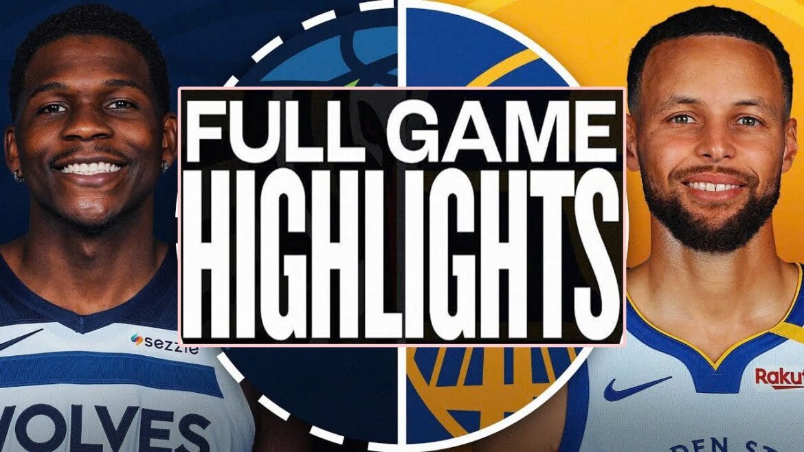 Minnesota Timberwolves Vs Golden State Warriors Full Game Highlights Jan 25,2025 NBA Season