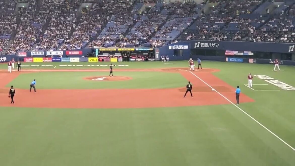 20240814　若鷲♪【石原彪 野手汎用応援歌2】汎用ﾃｰﾏ2(ﾌﾟﾛ入り3年目以内)　2回表　東北楽天ｺﾞｰﾙﾃﾞﾝｲｰｸﾞﾙｽ@京ｾﾗﾄﾞｰﾑ大阪･ﾚﾌﾄ外野下段 Bs夏の陣2024