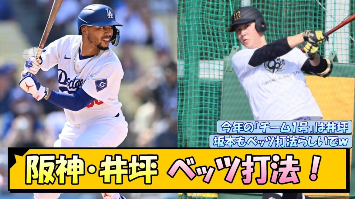 阪神・井坪 ベッツ打法！【なんJ/2ch/5ch/ネット 反応 まとめ/阪神タイガース/藤川球児/井坪陽生/坂本誠志郎】