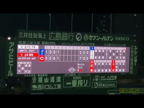 20240812 上本崇司 第3打席の登場曲【「W/X/Y」/Tani Yuuki】 4回ウラ 広島東洋カープ@MAZDA Zoom-Zoomスタジアム広島・ビジターパフォーマンス 20240812 上本崇司 第3打席の登場曲【「W/X/Y」/Tani Yuuki】 4回ウラ 広島東洋カープ@MAZDA Zoom-Zoomスタジアム広島・ビジターパフォーマンス