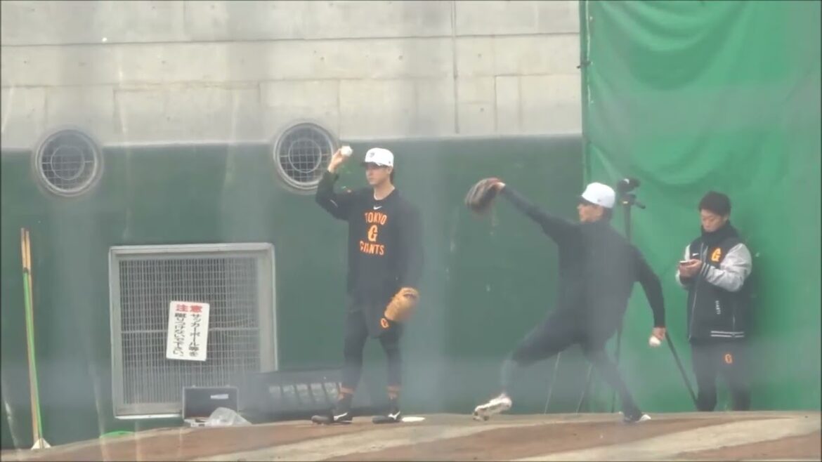 ブルペン投球 vol.2　～読売ジャイアンツ・宮崎合同自主トレ最終日～