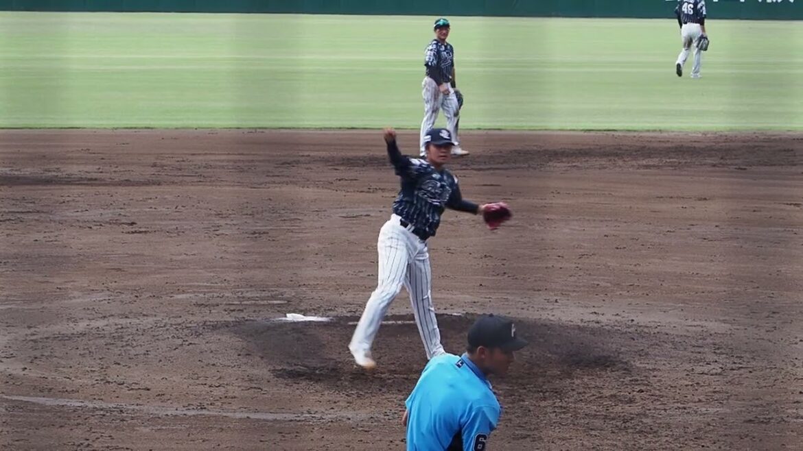 2024.09.01 埼玉西武-横浜DeNA #豆田泰志 投球シーン (カーミニーク)
