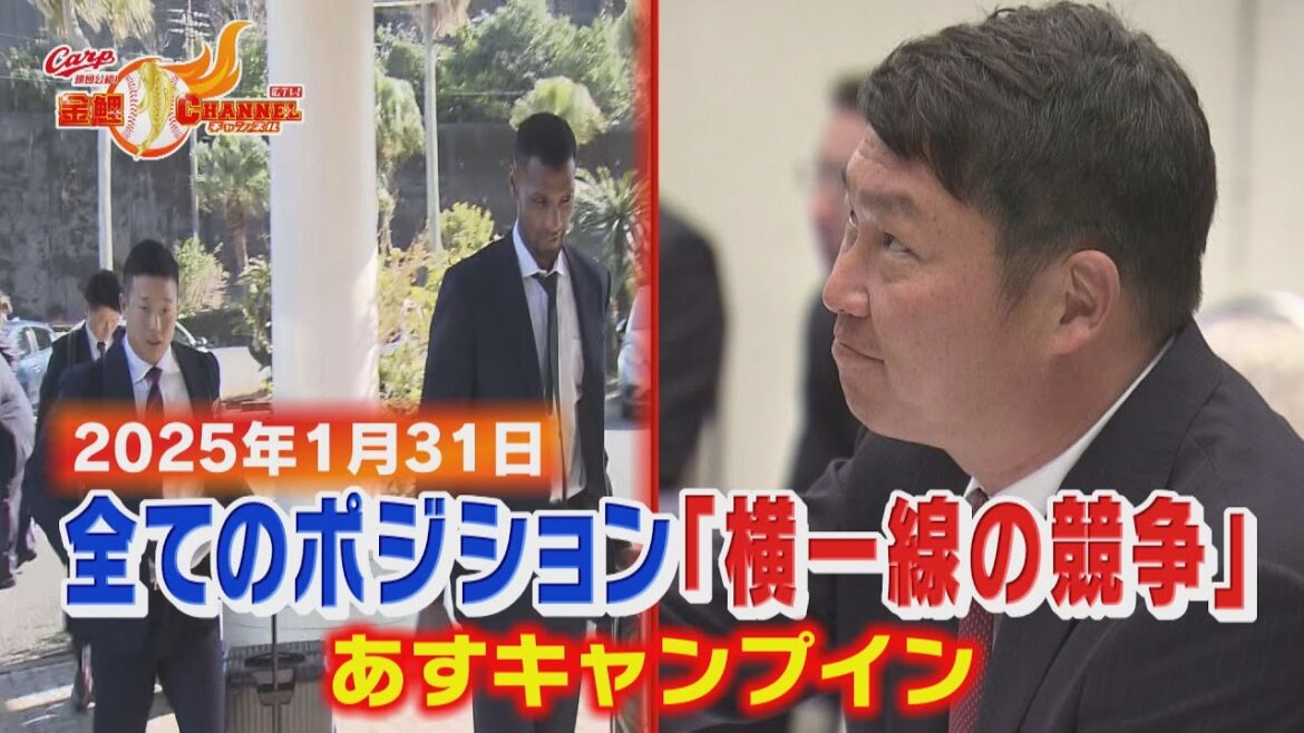 【全ポジションが横一線】あすから日南キャンプ【カープ公認】金鯉チャンネル /広テレ！