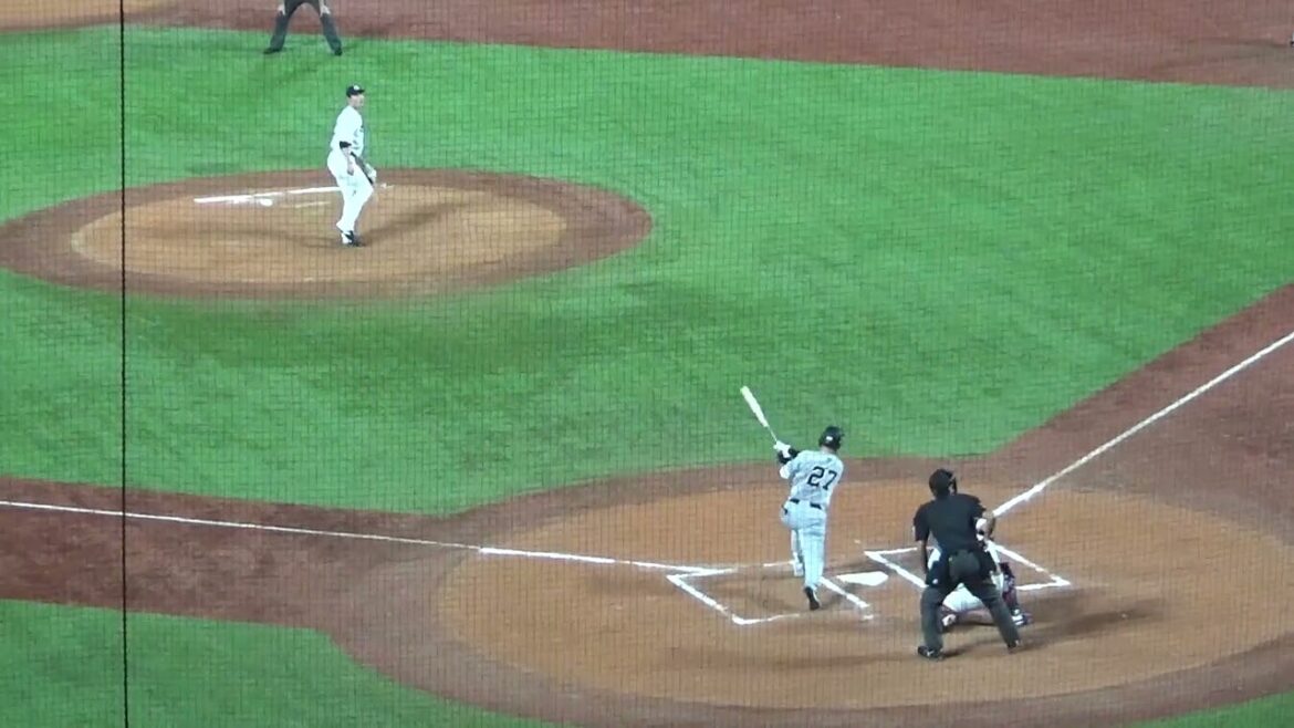 2024年9月29日　ヤクルト対巨人　9/12　6回表　巨人の攻撃　中山礼都と岸田行倫のタイムリーで逆転