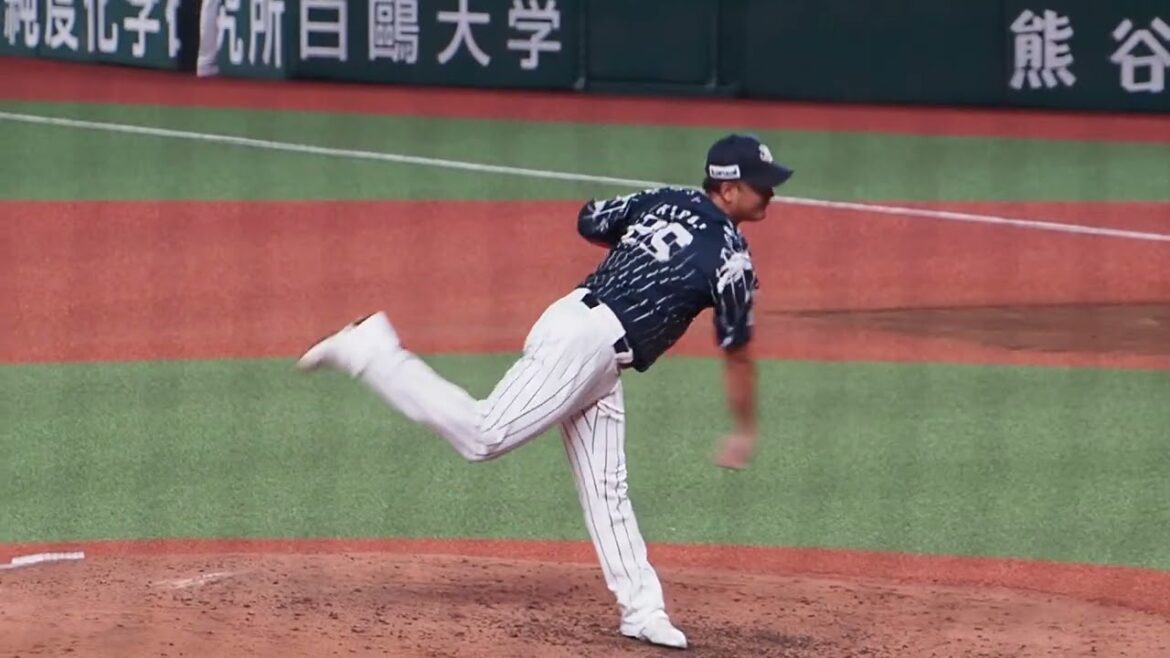 2024.08.17 オイシックス新潟-埼玉西武 #平井克典 投球シーン (ベルーナドーム)