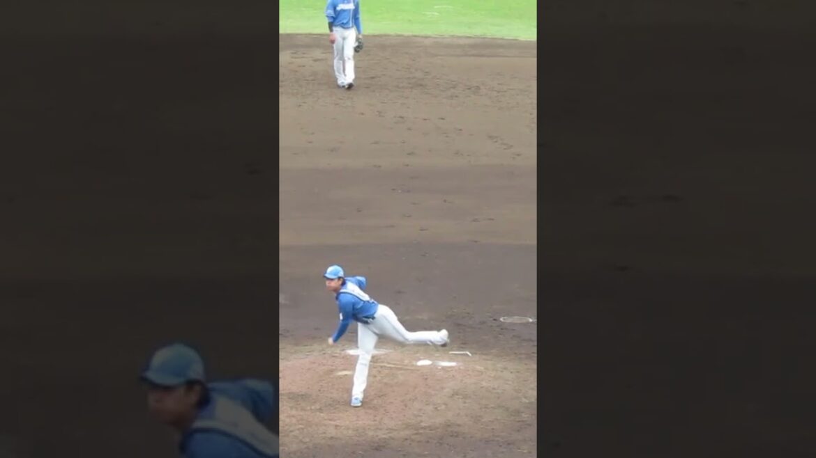 ファイターズ堀瑞輝ピッチングフォーム＜読売ジャイアンツ 対 日本ハムファイターズ 2024年4月18日＞