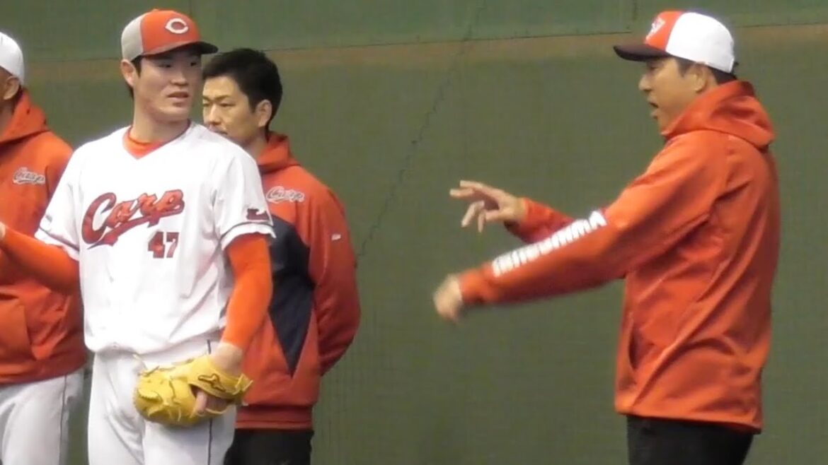 今年こそ！黒田博樹さんの直接指導を受ける斉藤優汰投手！広島カープ日南キャンプ初日！2025年2月1日