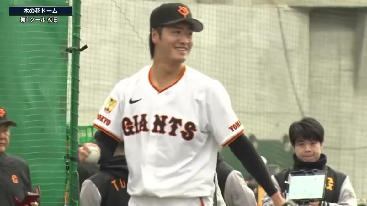 【春季キャンプ】阿部監督指導！2年目"西舘"ブルペン【巨人】