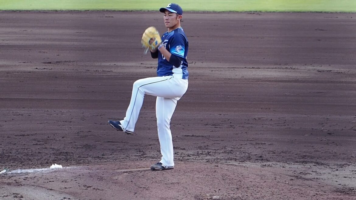 2023.09.30 読売-埼玉西武(ジャイアンツ) 伊藤翔 投球シーン