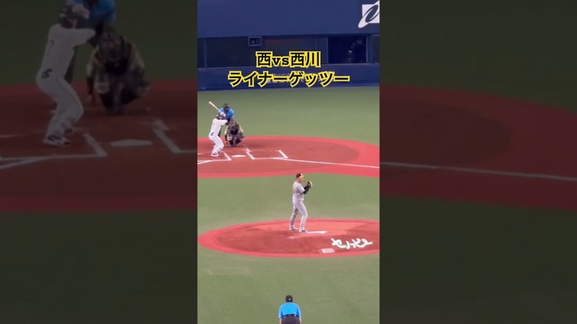 #西勇輝 ライナーゲッツー