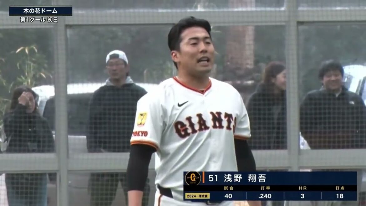 【春季キャンプ】”浅野翔吾” 飛躍に期待【巨人】 【春季キャンプ】"浅野翔吾" 飛躍に期待【巨人】
