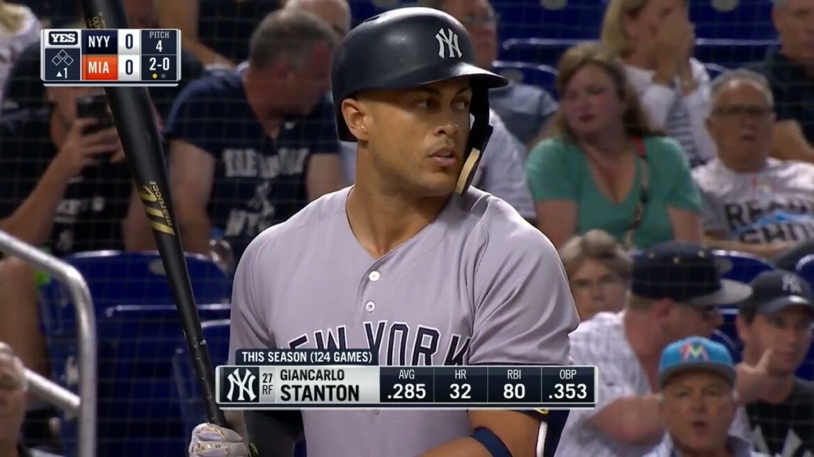 2018  YANKEES @ MARLINS  8-22-18 (3-9)