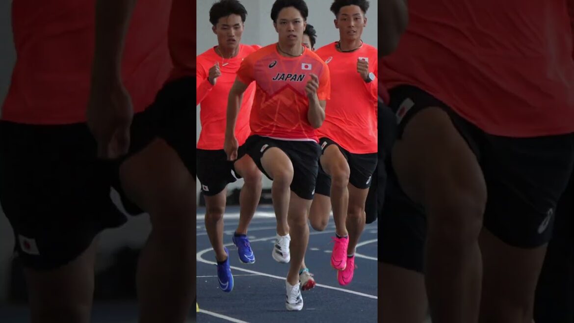 ナッソー世界リレー4×100mリレー日本代表選手公開練習を行いました！男子は栁田、上山ら5選手が参加【ナッソー世界リレー】