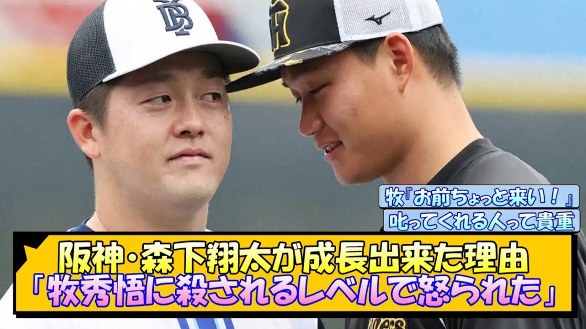 阪神・森下翔太が成長出来た理由「牧秀悟に殺されるレベルで怒られた」【なんJ/2ch/5ch/ネット 反応 まとめ/阪神タイガース/藤川球児】
