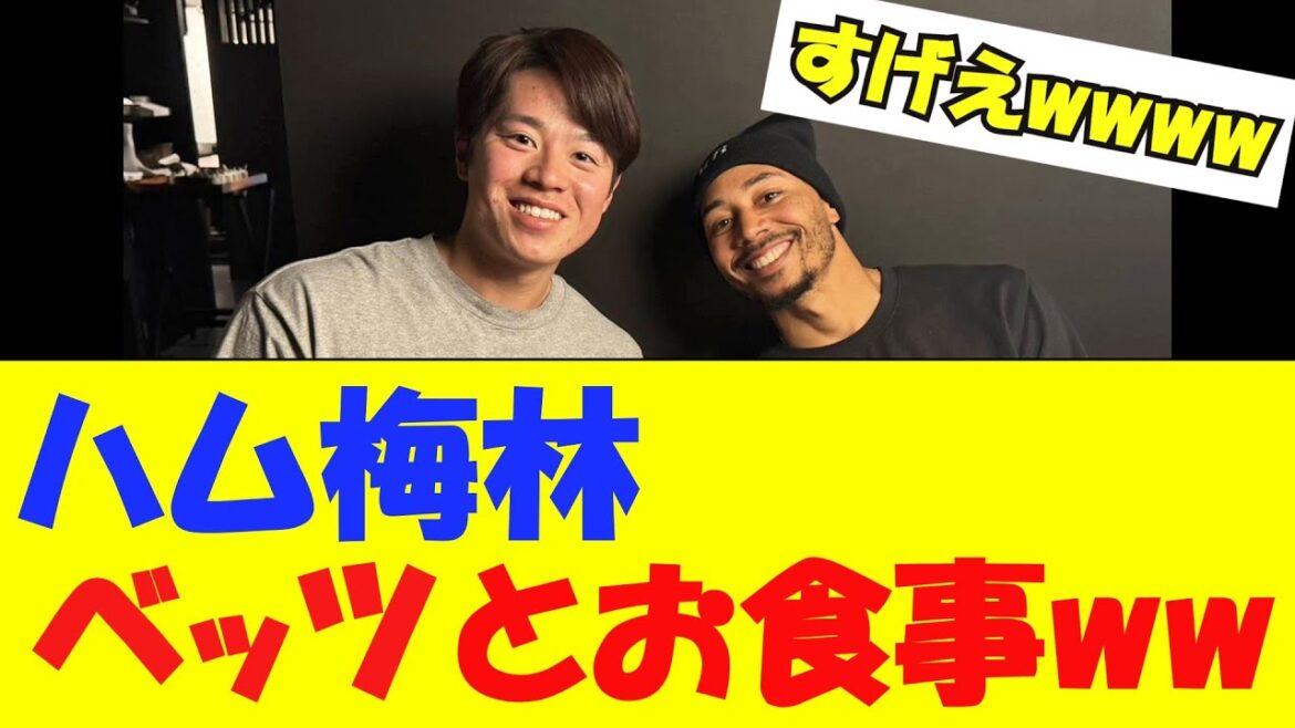 ハム梅林、ベッツとお食事w ハム梅林、ベッツとお食事w