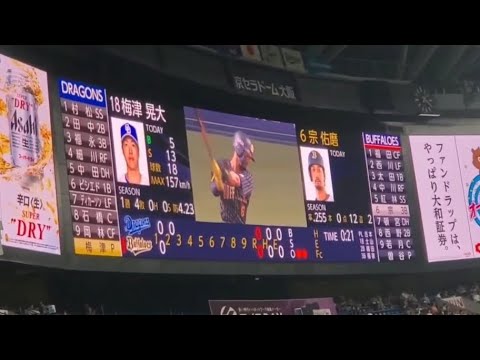 20240602 宗佑磨 通常・奇数打席の登場曲【「feels」/Calvin Harris】2回ウラ第1打席 オリックス・バファローズ@京セラドーム大阪・レフト外野下段 日本生命セ・パ交流戦 20240602 宗佑磨 通常・奇数打席の登場曲【「feels」/Calvin Harris】2回ウラ第1打席 オリックス・バファローズ@京セラドーム大阪・レフト外野下段 日本生命セ・パ交流戦