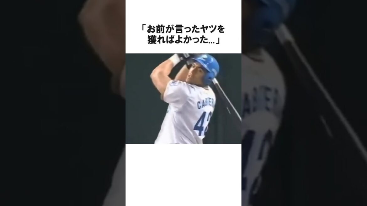 【プロ野球】アレックス・カブレラと野村克也に関する雑学。阪神が幻の助っ人を見逃したまさかの事実とは!?【タイガース/NPB】
