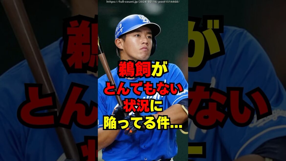 【中日】鵜飼がとんでもない状況になってる件・・・
