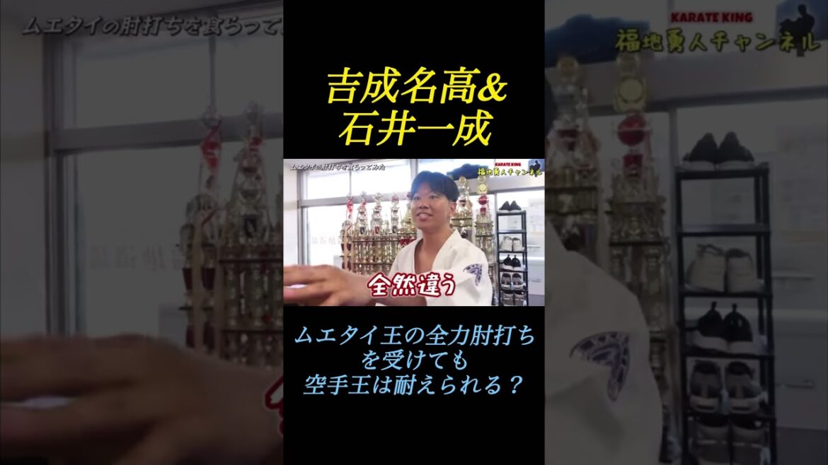【ムエタイ最強の漢】吉成名高と石井一成の肘がやばい