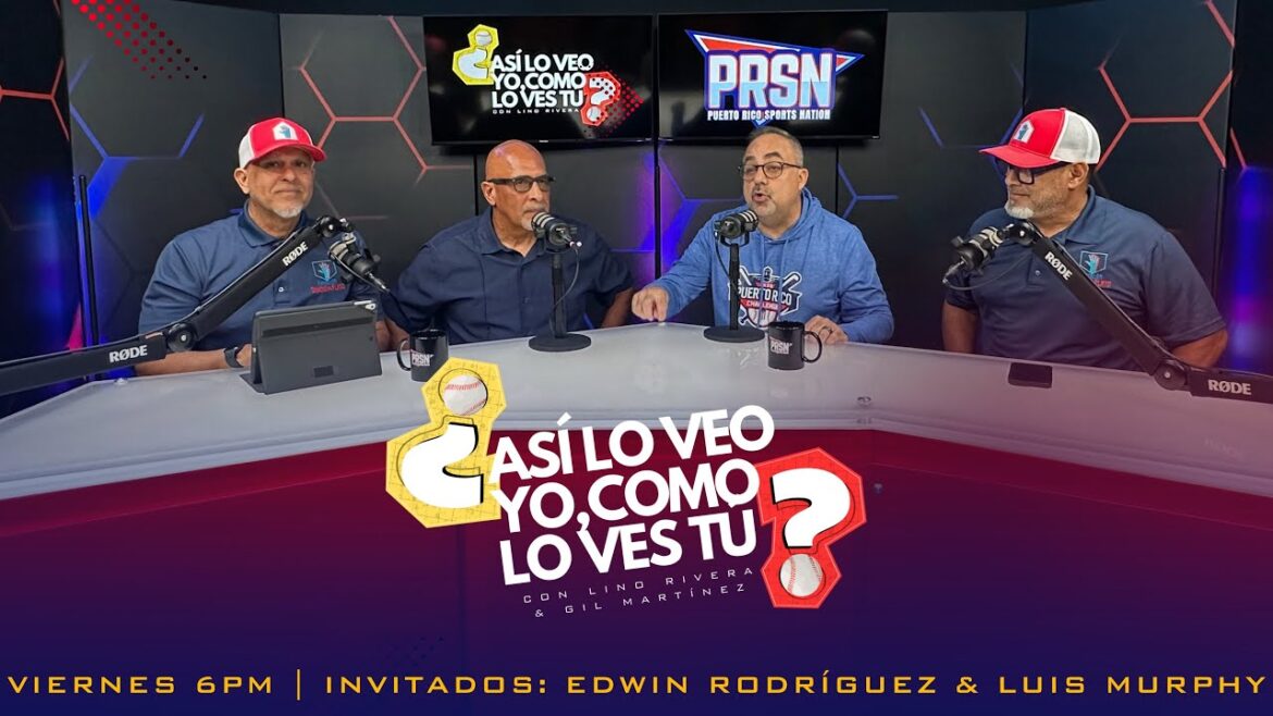 Puerto Rico Baseball Challenge junto a Edwin Rodríguez y Luis Murphy