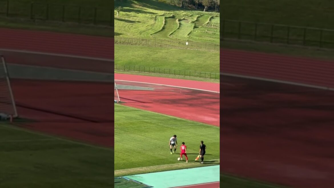 石川懸心（拓大紅陵 11）　ヒールリフト　第103回（2024年度）高校サッカー選手権 千葉県大会より #サッカー #soccer #shorts #football #rainbowflick