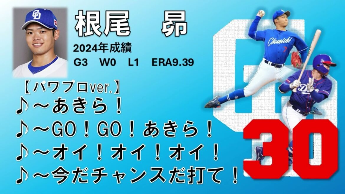 中日ドラゴンズ2025年選手別#応援歌