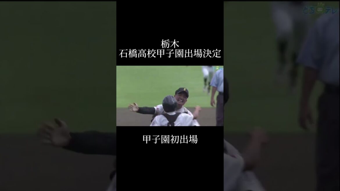 栃木 石橋高校甲子園初出場#甲子園 #高校野球 #石橋高校