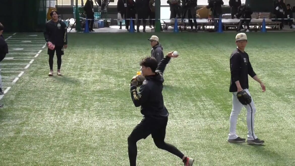 【プロ野球】2025年2月3日　オリックスキャンプ　『午後から個別指示　ブルペン』