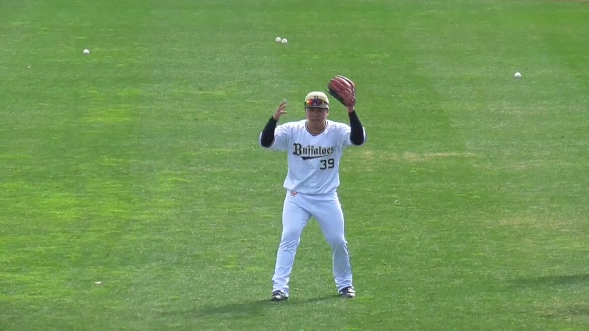 【プロ野球】2025年2月3日　オリックスキャンプ　『A組　外野守備』