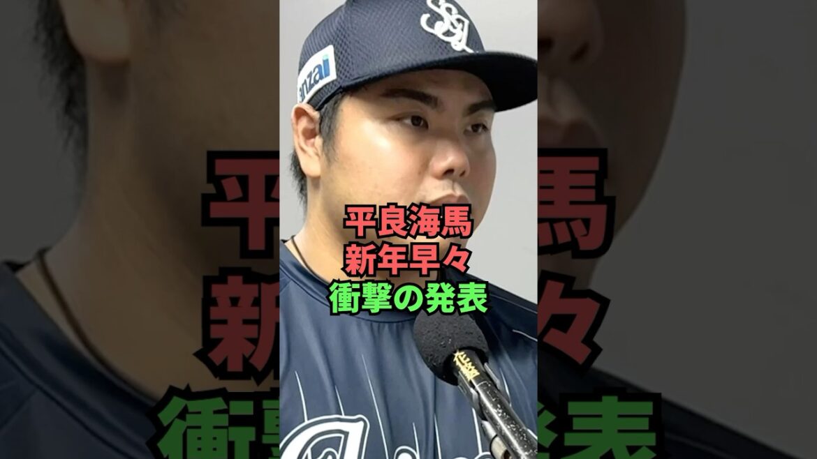 平良海馬新年早々衝撃の発表 平良海馬新年早々衝撃の発表
