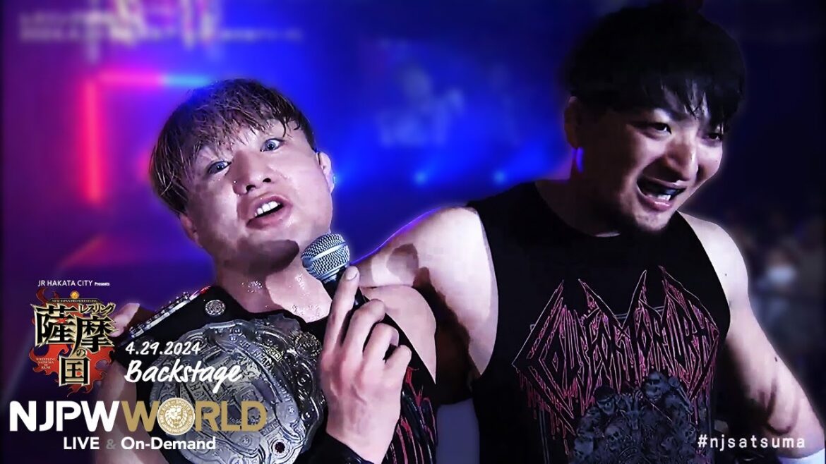 #njsatsuma 8th match Backstage 4/29/24｜レスリング薩摩の国 第8試合 Backstage