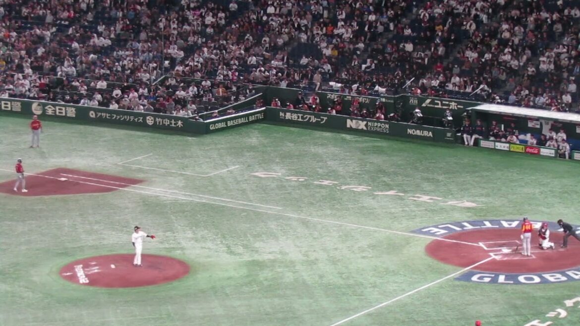 リリーフした清水達也 ペレスを抑えて火消し（2024年11月22日 プレミア12日本 対 ベネズエラ ）