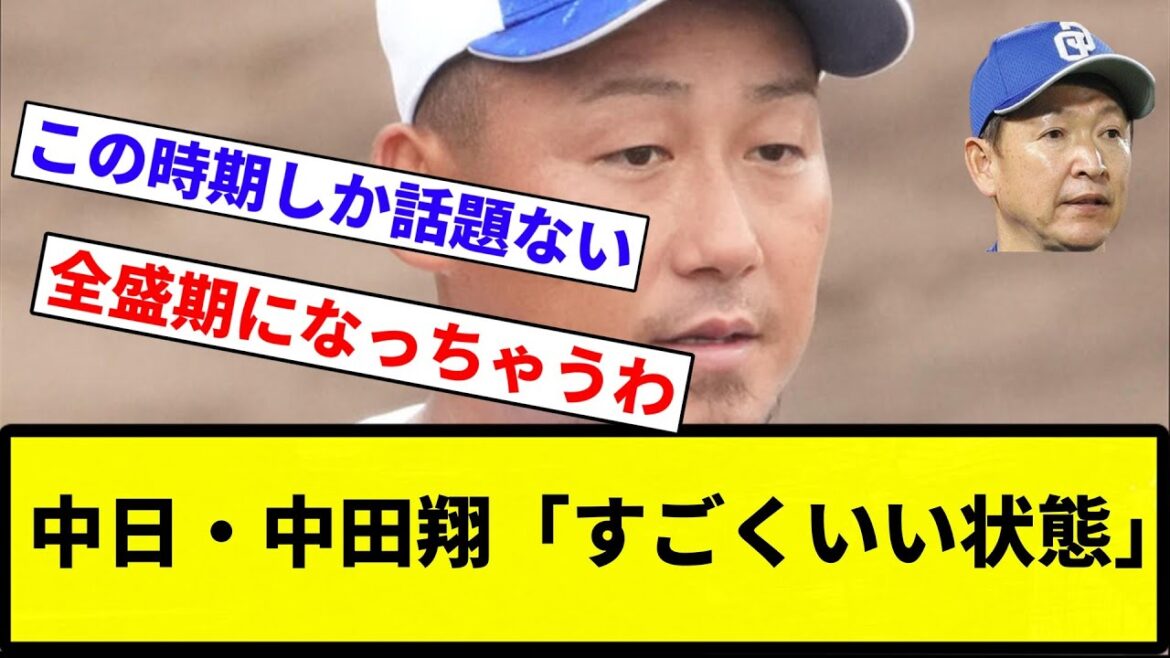 【そっくり】中日・中田翔、15キロ減量 「いい感じでキープできている」　体のキレ重視した打撃挑戦中【プロ野球反応集】【2chスレ】【なんG】
